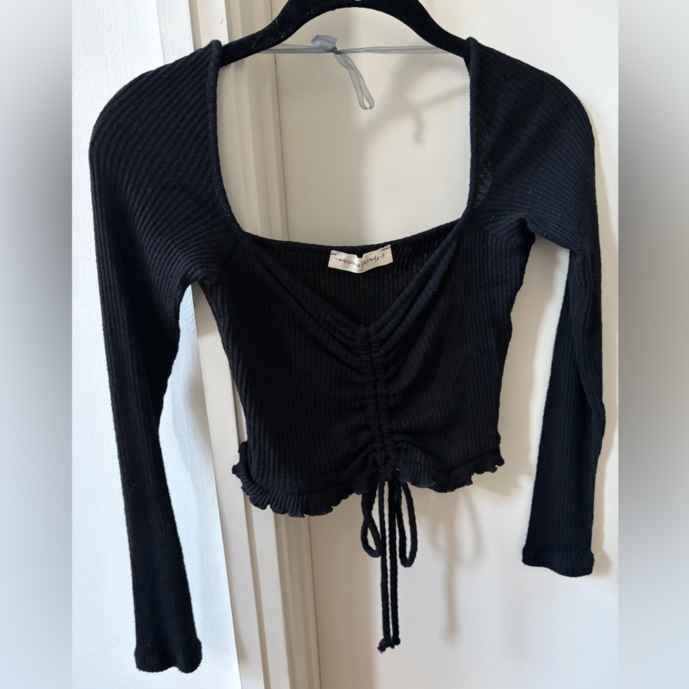 Black Crop Top